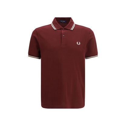 Fred Perry Bordeaux Cotton Polo Shirt
