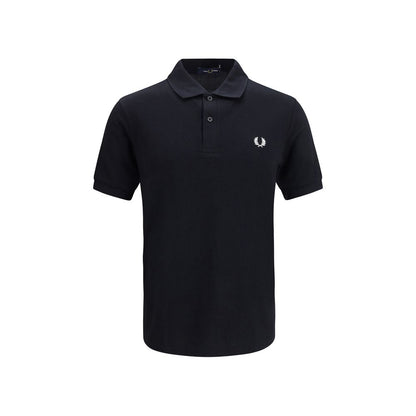 Fred Perry Black Cotton Polo Shirt