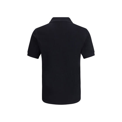 Fred Perry Black Cotton Polo Shirt