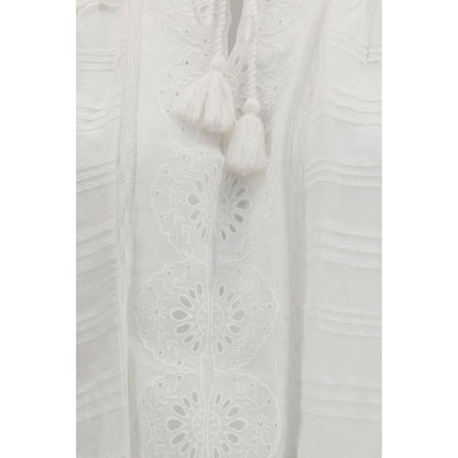 Marant Etoile White Cotton Casual Dress