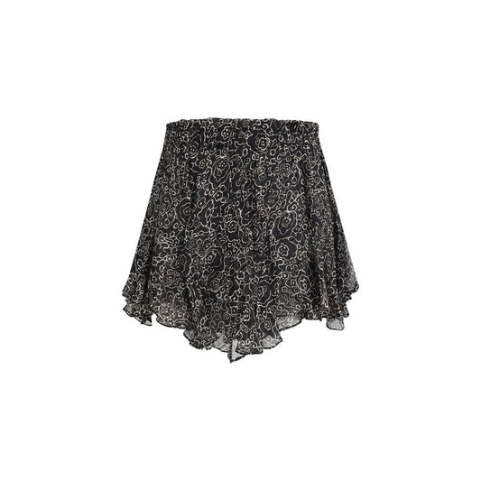 Marant Etoile Black Viscose Shorts