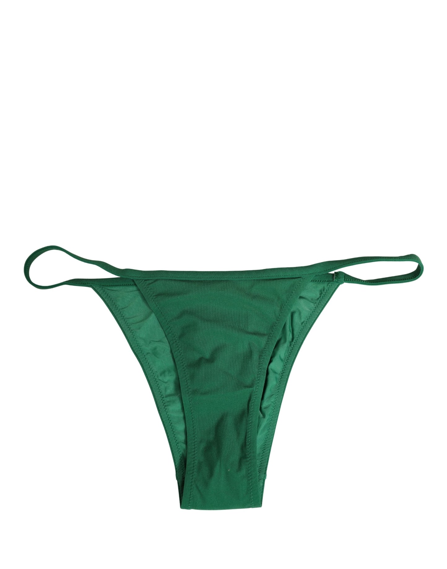 Dolce & Gabbana Green Nylon Bottom Beachwear Bikini Swimwear