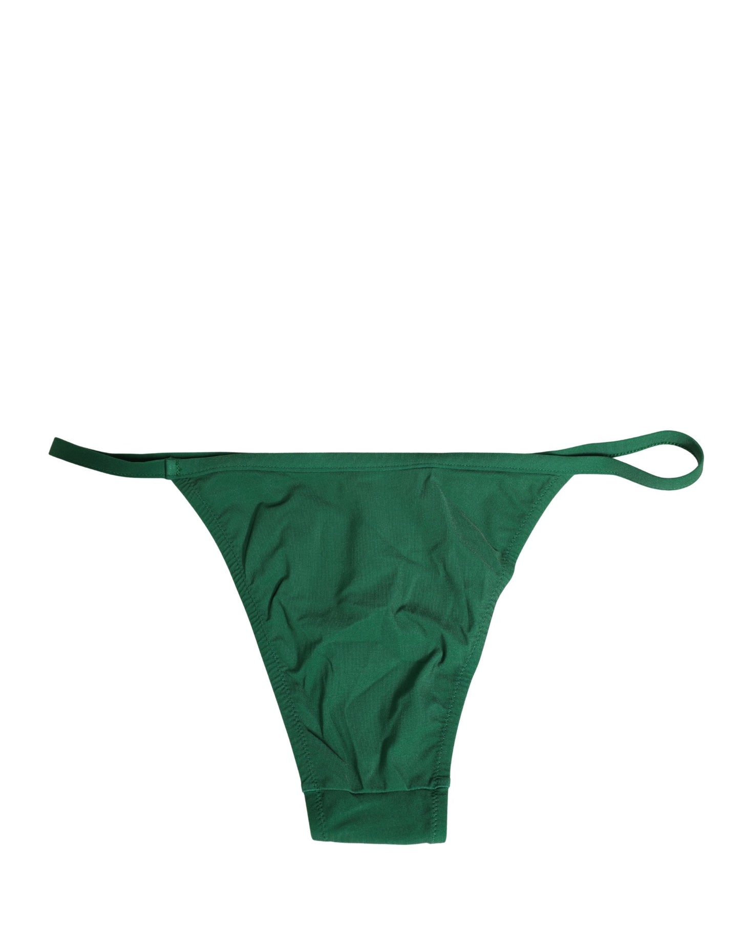 Dolce & Gabbana Green Nylon Bottom Beachwear Bikini Swimwear