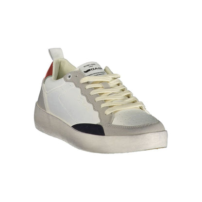 Gas White Polyurethane Men Sneaker