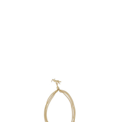 Saint Laurent Gold Brass Bracelet