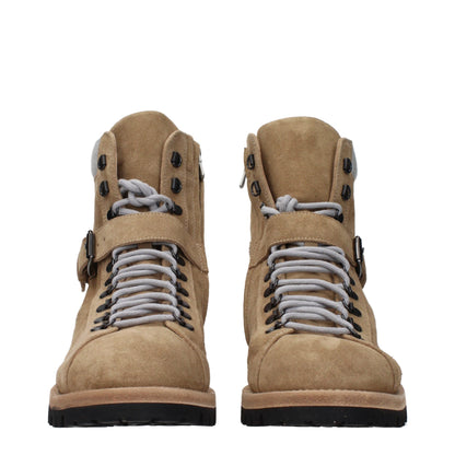 Eleventy Brown Leather Ankle Boots