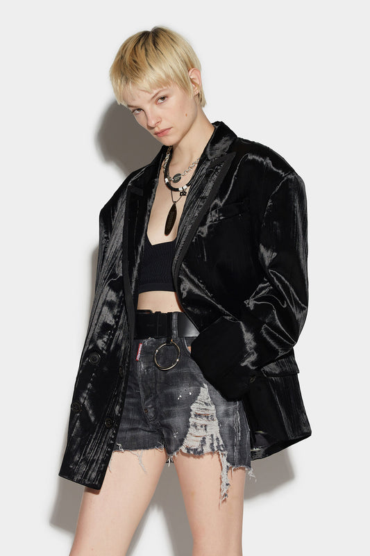 Dsquared² Black Fibres Shorts