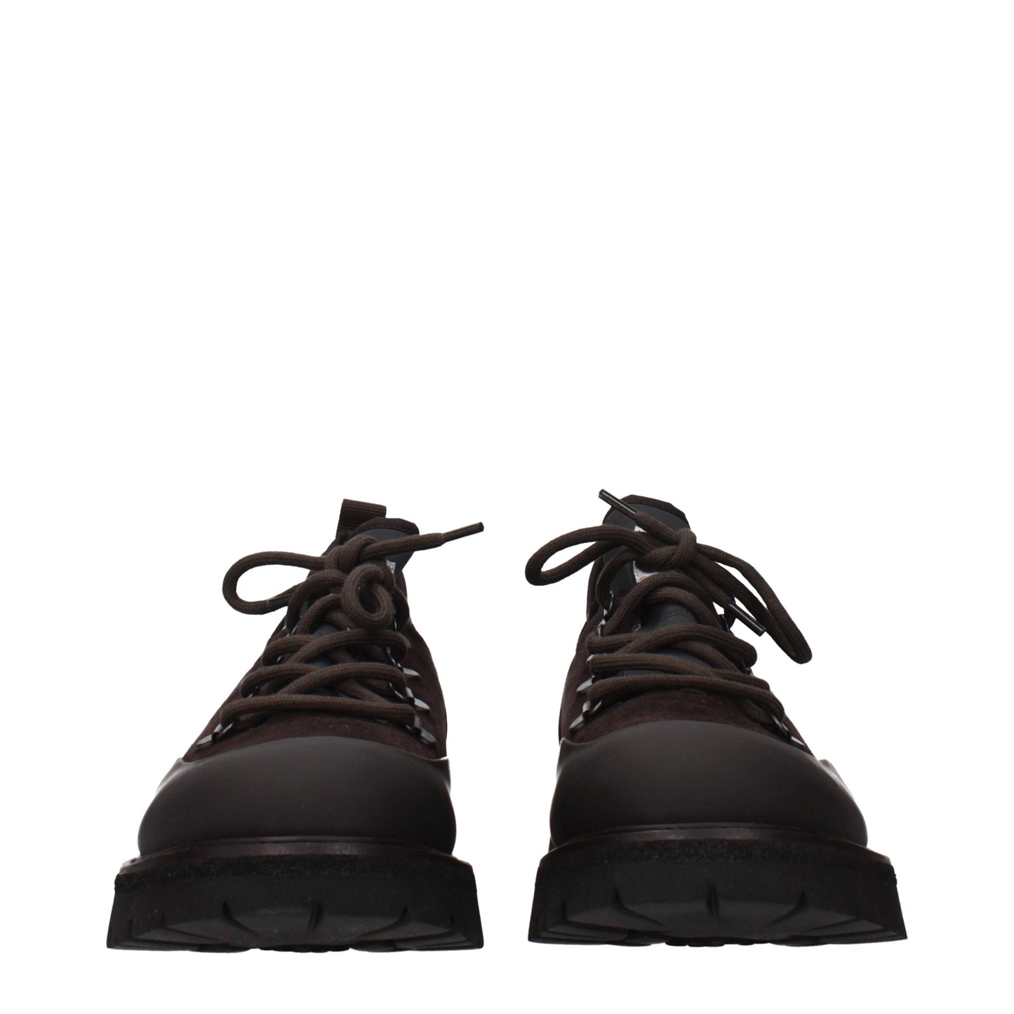 Eleventy Brown Leather Athletic Sneakers