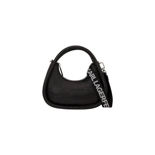 Karl Lagerfeld Black Polyethylene Handbag