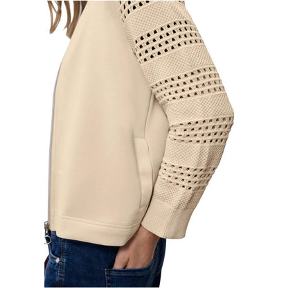 Street One Beige Modal Sweatshirt