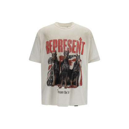 Represent White Cotton T-Shirt