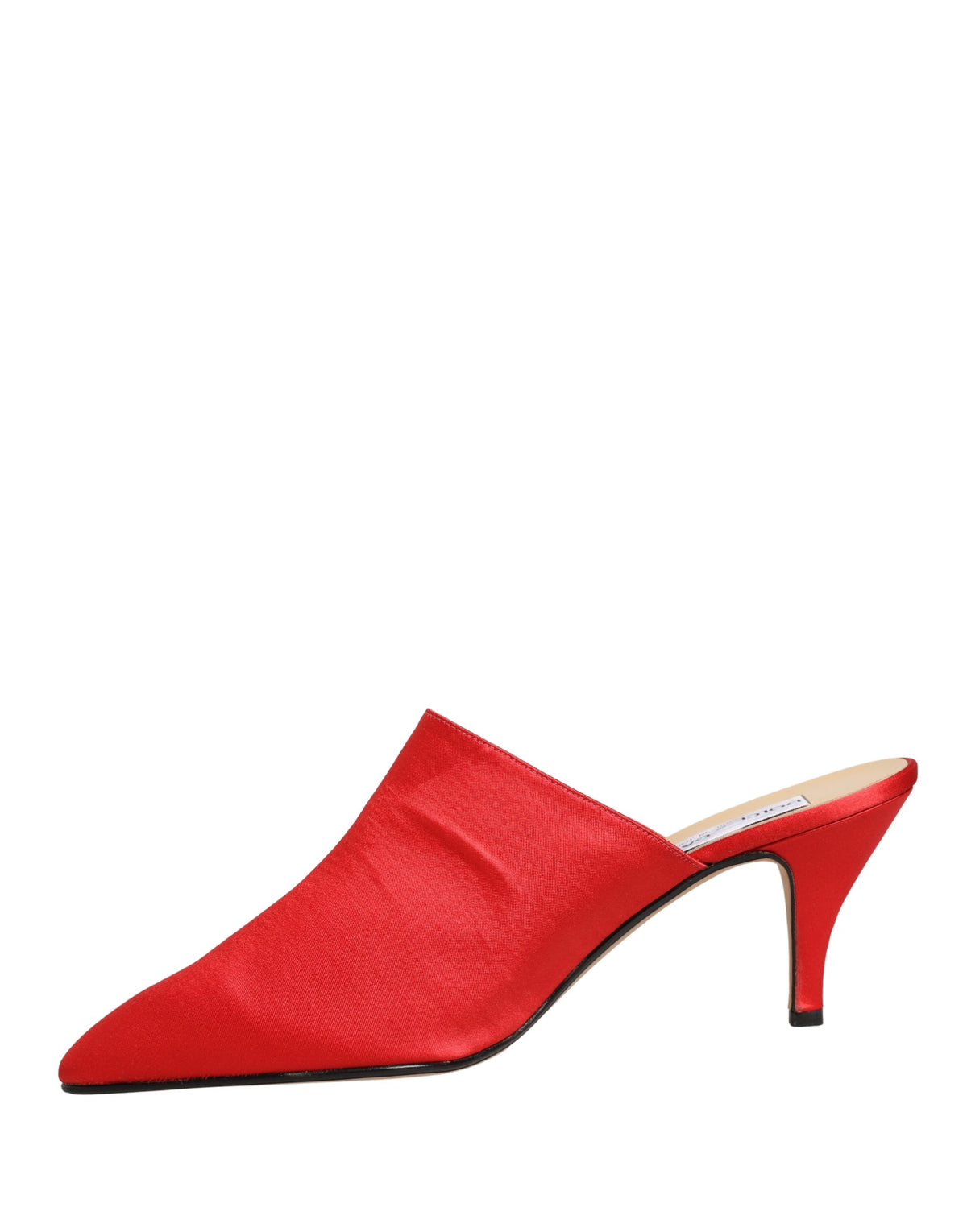 Dolce & Gabbana Women's Suede Leather Stiletto Mules Sandals - Red