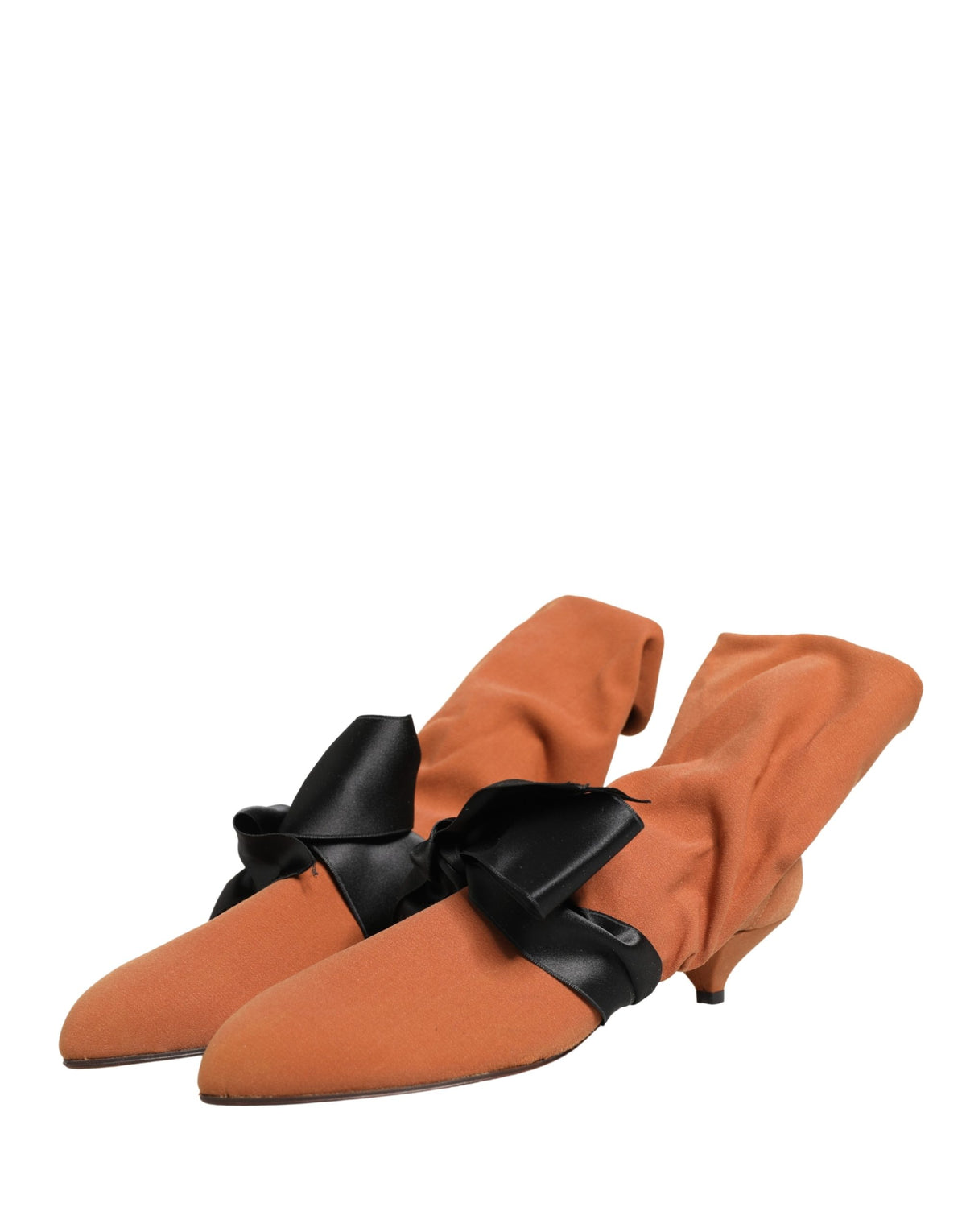 Dolce & Gabbana Women's Suede Leather Ankle Chelsea Boots - Black Brown