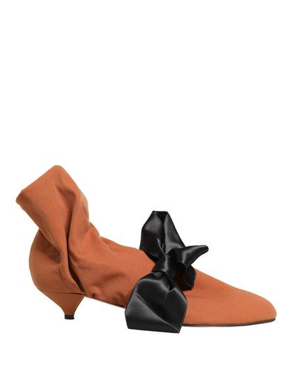 Dolce & Gabbana Women's Suede Leather Ankle Chelsea Boots - Black Brown