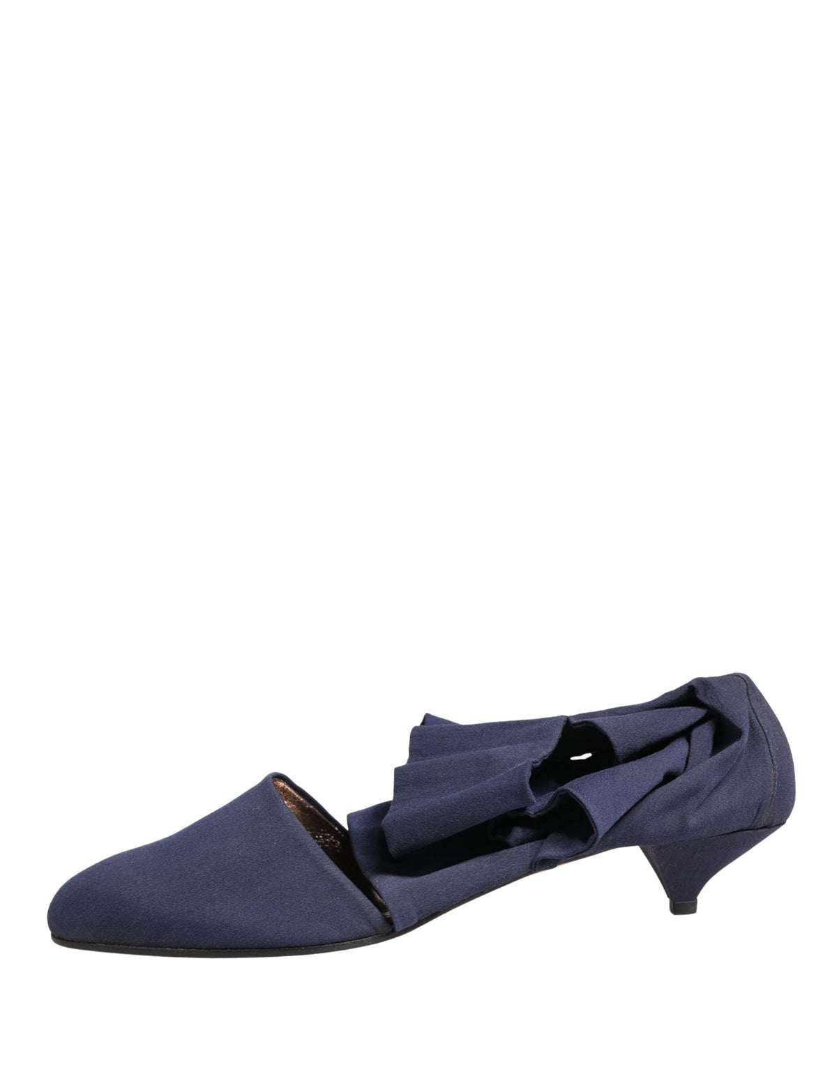 Dolce & Gabbana Women's Leather & Cotton Sock Ankle Boots - Blue
