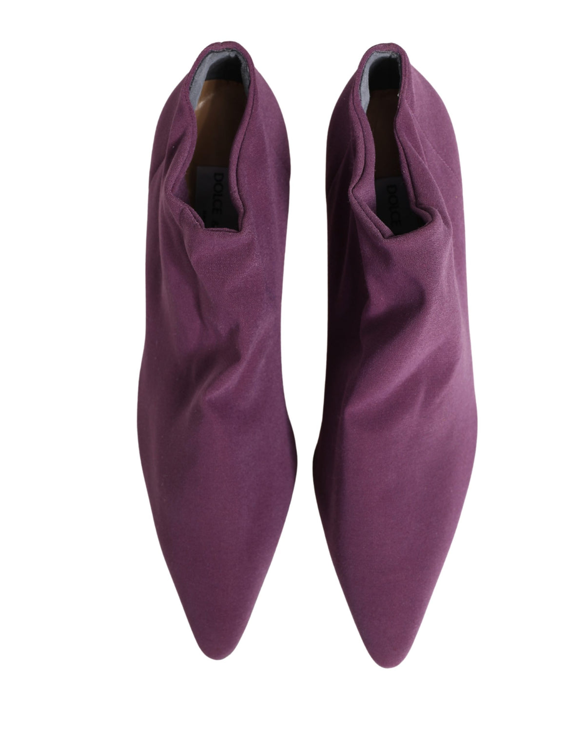 Dolce & Gabbana Women's Suede Leather Ankle Boots - Purple