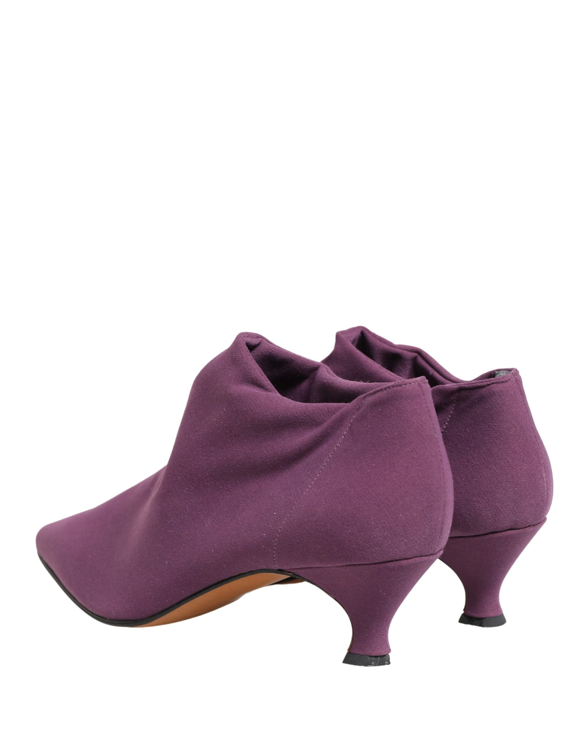 Dolce & Gabbana Women's Suede Leather Ankle Boots - Purple