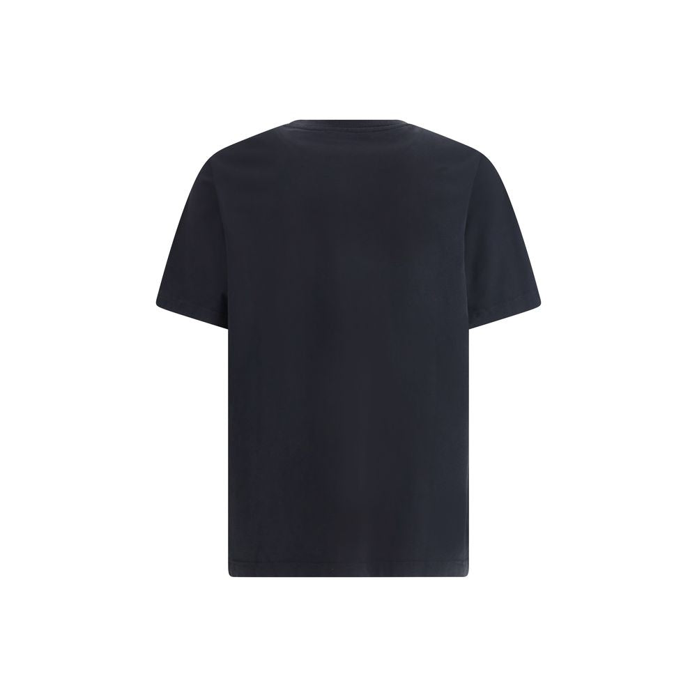 Maison Kitsuné Black Cotton T-Shirt
