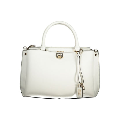 Guess Jeans Bianco Poliuretano Womens Handbag
