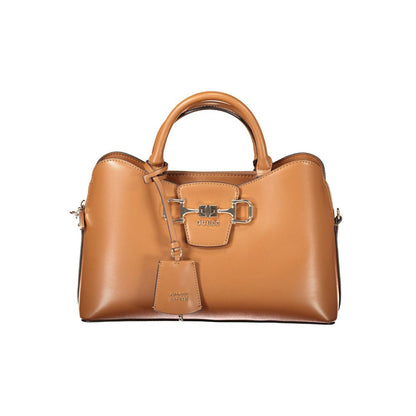 Guess Jeans Marrone Poliuretano Women Handbag