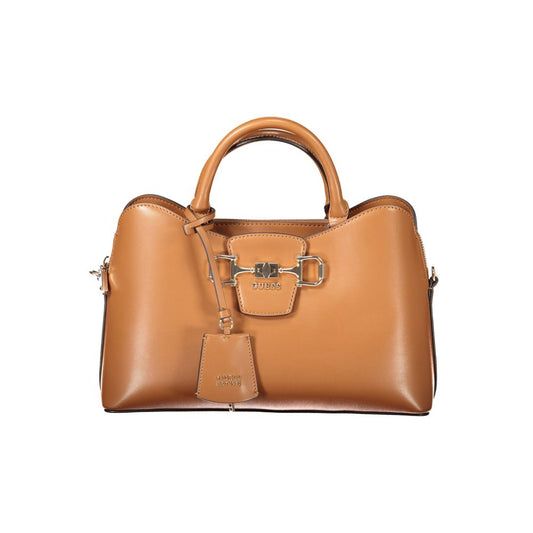 Guess Jeans Marrone Poliuretano Women Handbag