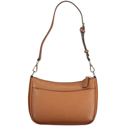 Guess Jeans Marrone Polyurethane Women Handbag