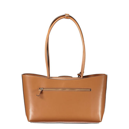 Guess Jeans Marrone Poliuretano Women Handbag