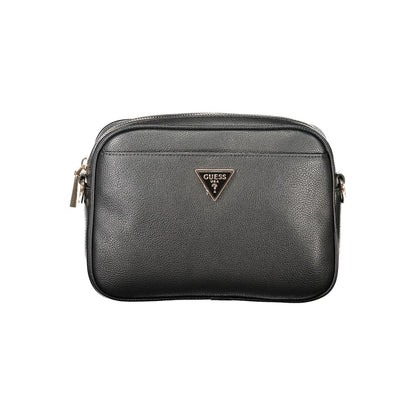 Guess Jeans Nero Poliuretano Women Handbag