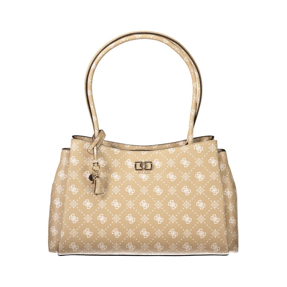 Guess Jeans Beige Polyethylene Handbag