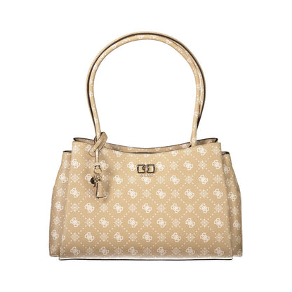 Guess Jeans Beige Polyethylene Handbag