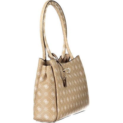 Guess Jeans Beige Polyethylene Handbag