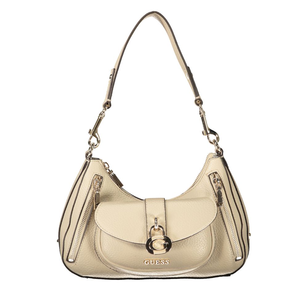 Guess Jeans Beige Polyethylene Handbag