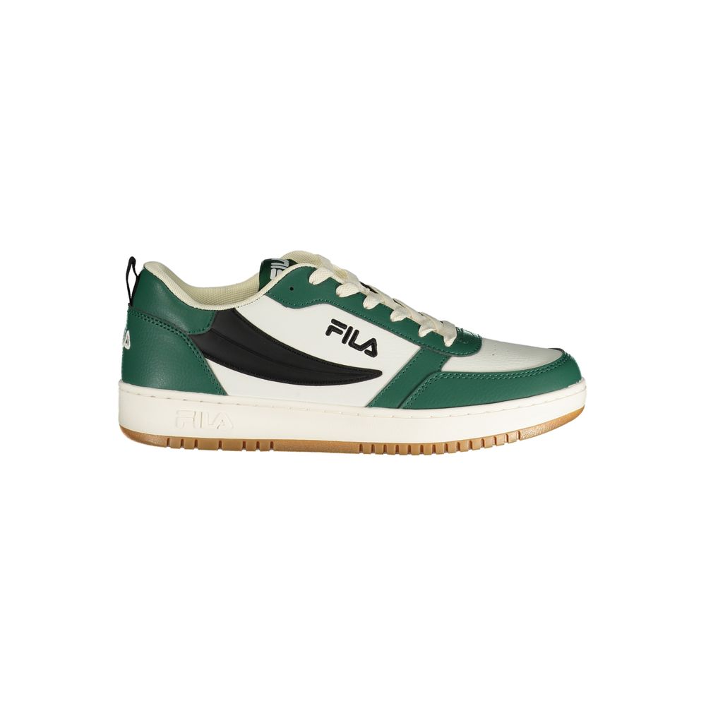 Fila White Polyester Athletic Sneakers