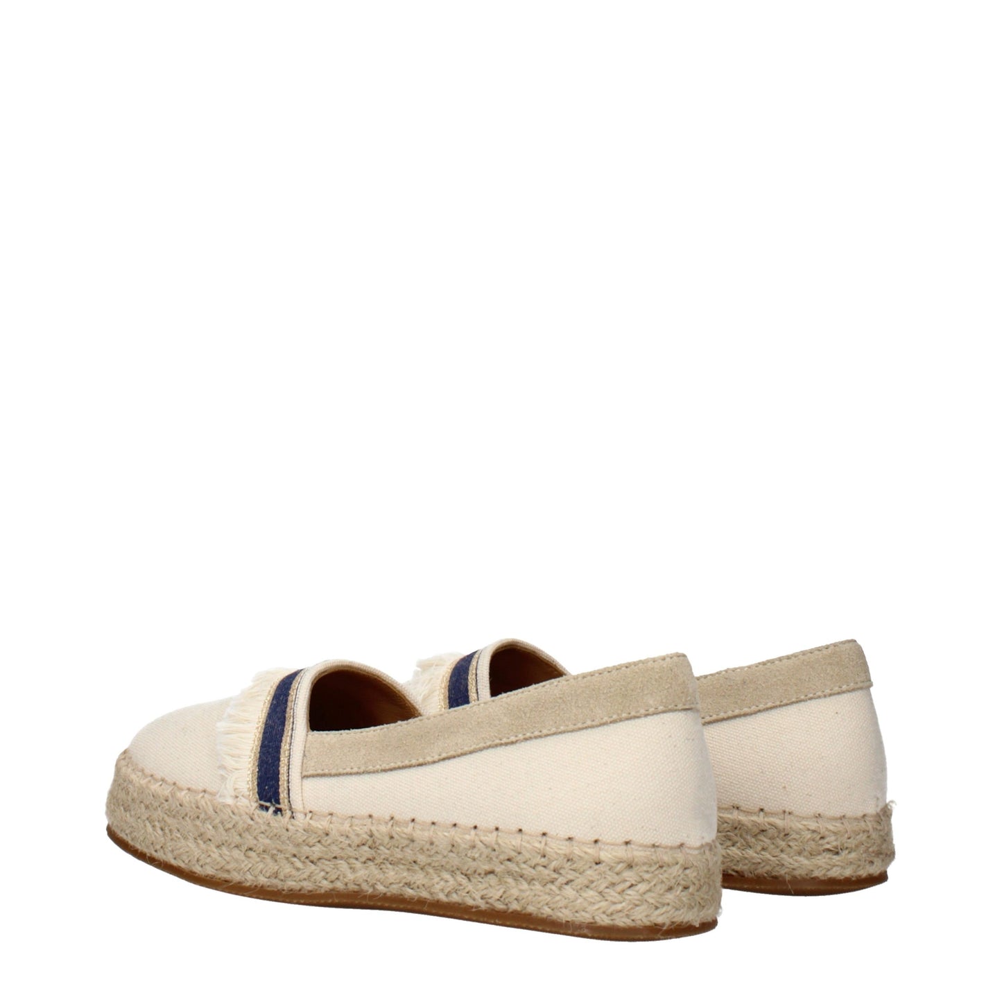 Eleventy Beige Fabric Espadrilles