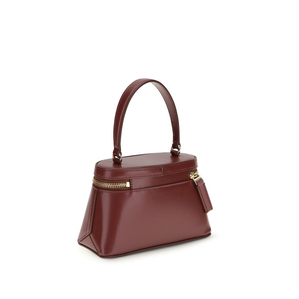 Givenchy Burgundy Calf Leather Bos Taurus Handbag