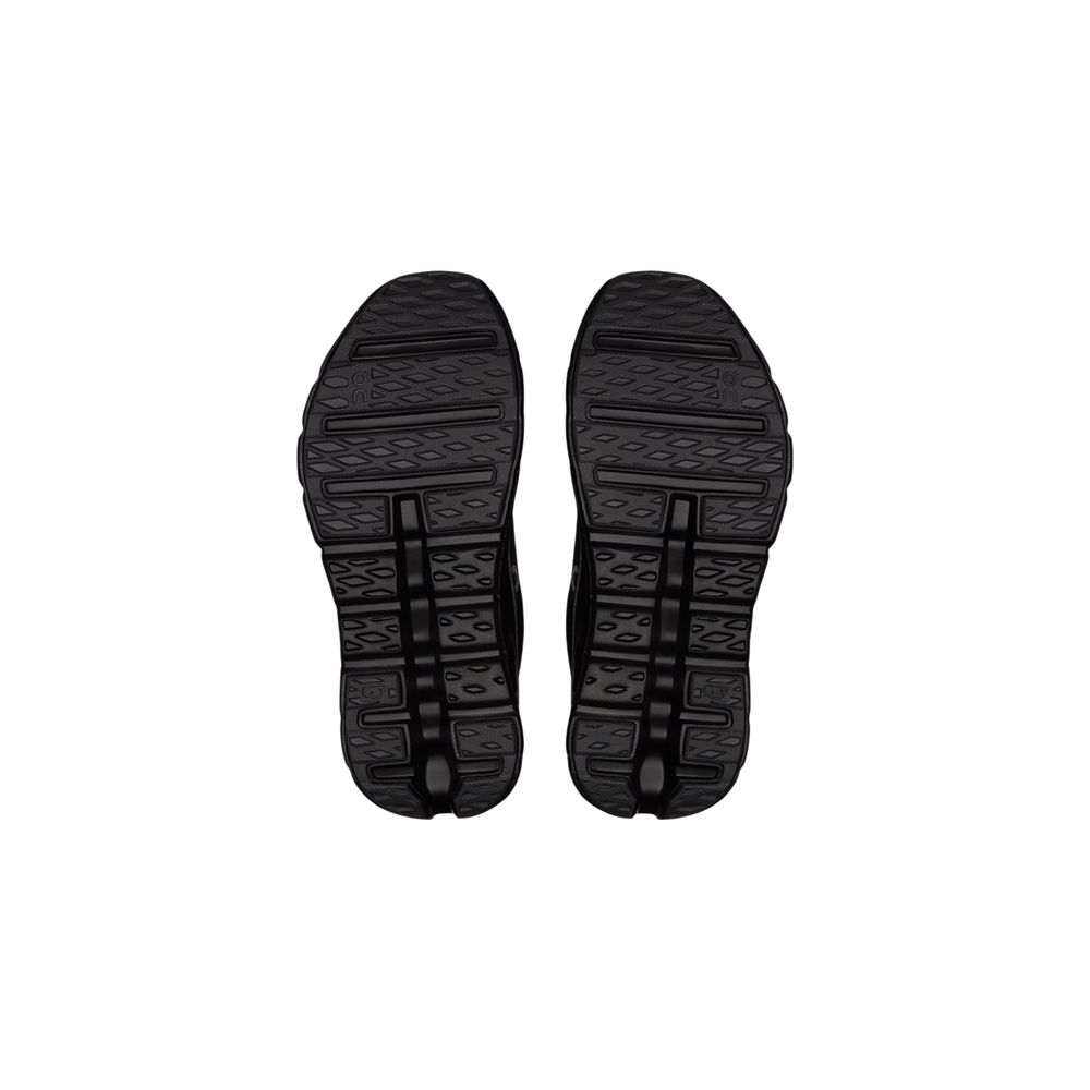 On Running Black Polyester Athletic Sneakers