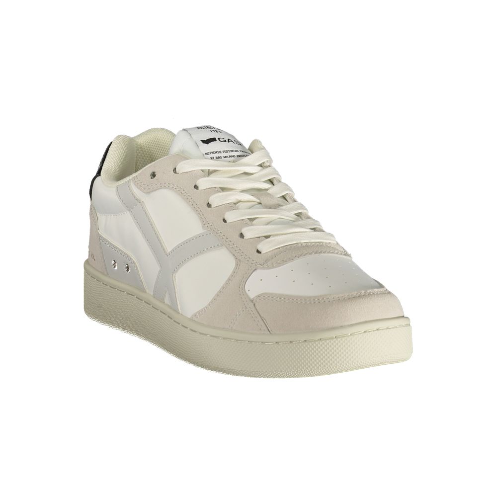 Gas White Polyurethane Men Sneaker