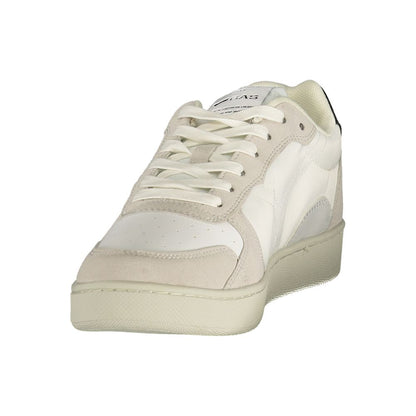 Gas White Polyurethane Men Sneaker