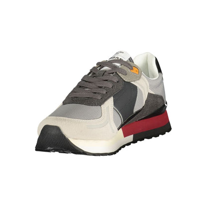 Gas Grigio Polyurethane Men Sneaker