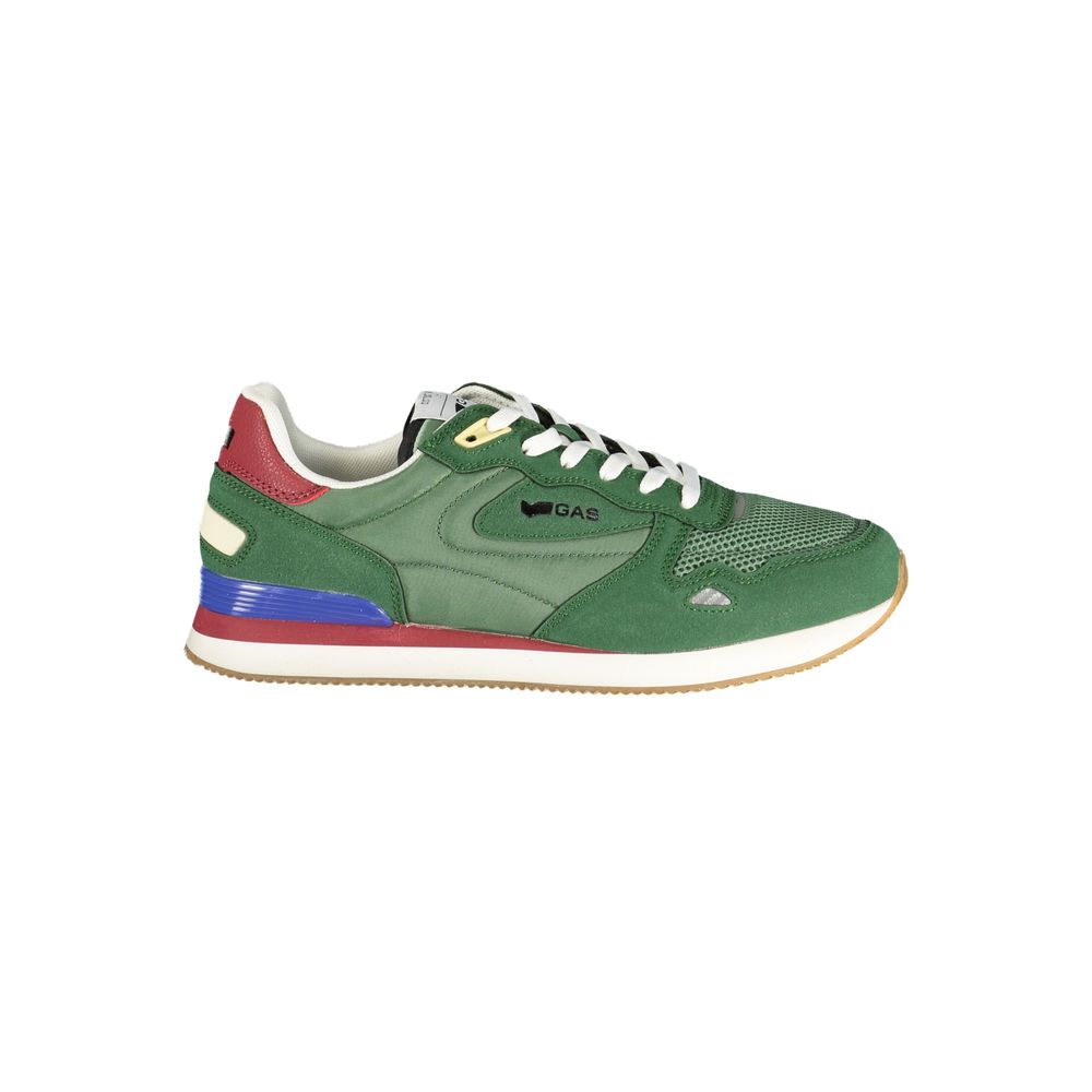 Gas Verde Poliestere Men Sneaker