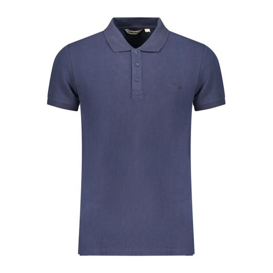 Polo Shirt by Ellesse for men in cotton blue presents a crisp silhouette, artfully detailed with a crisp and crisp .