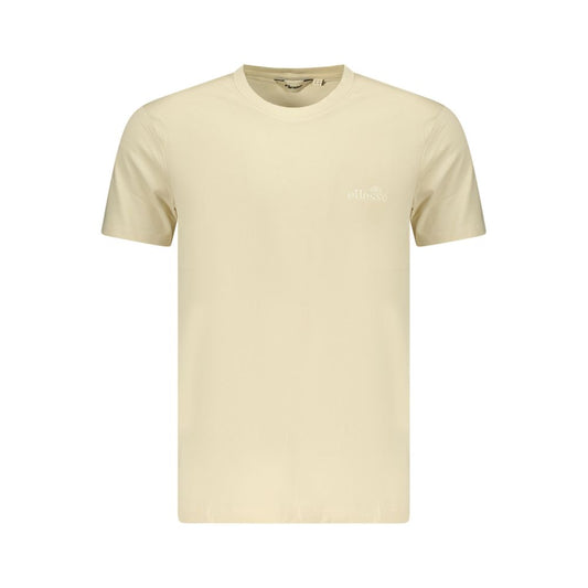 T-Shirt by Ellesse for men in cotton beige features an edgy silhouette, meticulously detailed with a sophisticated and crew neckline for a truly edgy finish.
