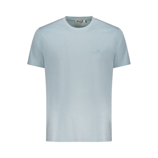 T-Shirt by Ellesse for men in cotton azzurro showcases a chic silhouette, artfully detailed with a chic crew neckline and for a chic finish.