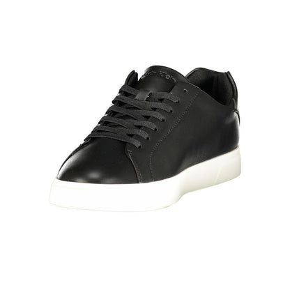 Calvin Klein Black Polyurethane Men Sneaker