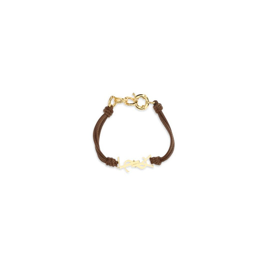 Saint Laurent Bicolor Calf Leather Bos Taurus Bracelet