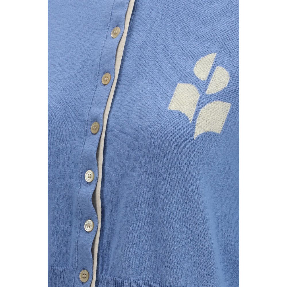 Marant Etoile Blue Cotton Cardigan