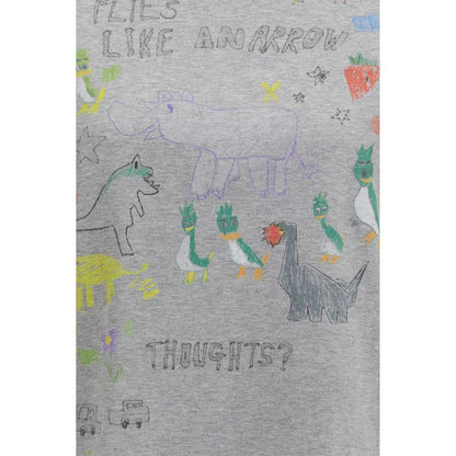 Maison Mihara Yasuhiro Gray Cotton T-Shirt