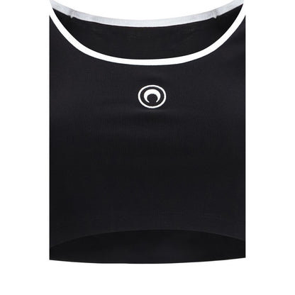 Marine Serre Black Cotton Sportswear