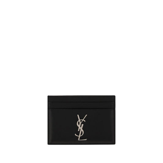 Saint Laurent Black Calf Leather Bos Taurus Wallet