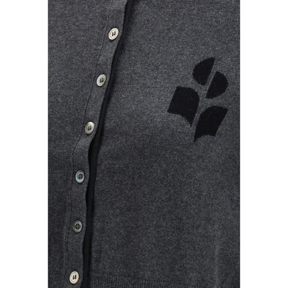 Marant Etoile Gray Cotton Cardigan